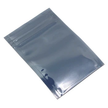 

9*13cm 500Pcs/lot Reclosable ESD Plastic Anti-Static Zipper Package Bag Antistatic Electronics Grocery Zip Lock Packing Pouch