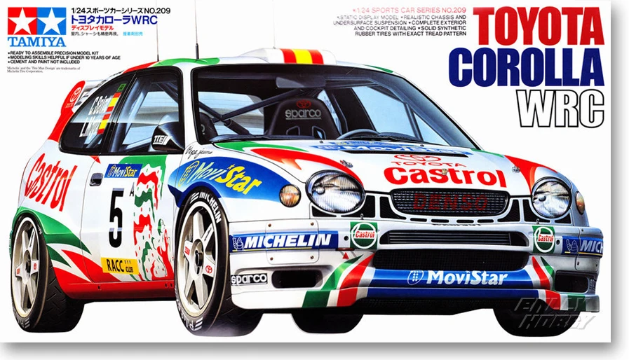 1/24 TOYOTA Kolla WRC Rally Racing 24209|toyota 1/24|rally 1/24racing |