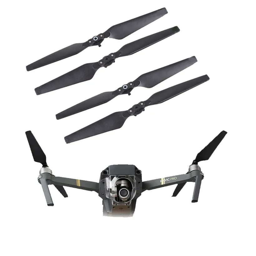 4Pcs 8330F Quick Release Folding Drone Propellers Fans Black For DJI Mavic Pro 20M Drop shipping