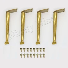 4 шт металлические ножки для мебели шкафа из нержавеющей стали регулируемые ножки для кухни Круглые(80x200 мм