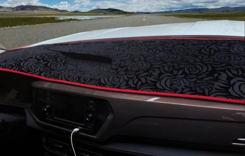 Роза Pattern Нескользящие Dashmat тире коврик на приборную панель ковровые покрытия автомобиля Стикеры для HAVAL F7 2019 стайлинга автомобилей