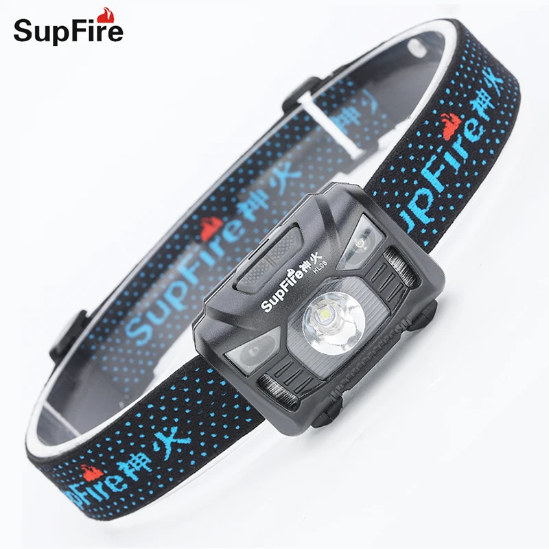 

Supfire LED Headlight HL06-X Headlamp Fishing Lampe Frontale Led Linternas De Cabeza 700lm for Nicron Olight Convoy Sofirn S113
