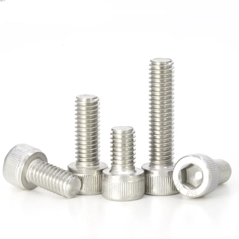 

M6 M8 DIN912 304 Stainless Steel Hexagon Socket Head Cap Screws Inner Hex Socket Screw Bicycle Bolt Metric Thread Screw