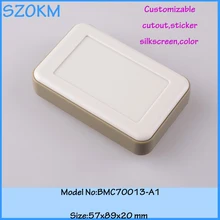 1 piece free shipping abs plastic handheld control box diy acrylic case box boxes plastic instrument control 57x89x20  mm