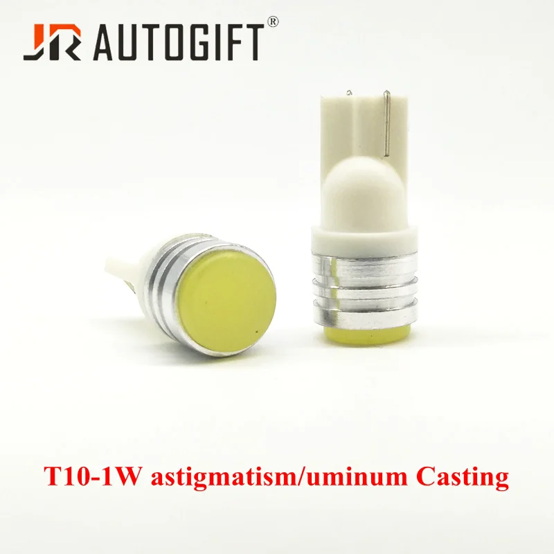 100 шт./лот хит продаж T10 1SMD DC 12 В W5W 1LED 1 Вт Автомобильные светодиодные лампы bulbs194 168