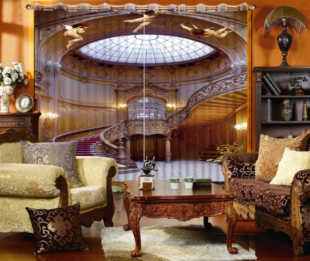 Foto Menyesuaikan Ukuran Tirai Ruang Tamu Tirai Jendela Gaya Eropa Foto Menyesuaikan Ukuran Tirai Ruang Tamu Tirai Jendela Gaya Eropa