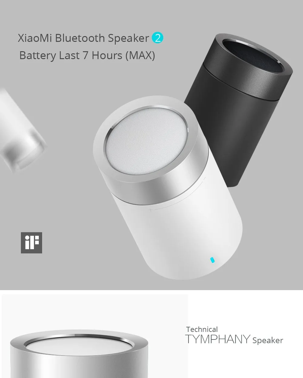 Original Xiaomi Mi Smart Bluetooth 4.1 Speaker Wireless Speakers Portable Cannon 2 Rotation Control sound for iphone Android MP3 (5)