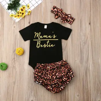 

Toddler Kid Baby Girls Romper Ruffles Shorts Outfits Clothes