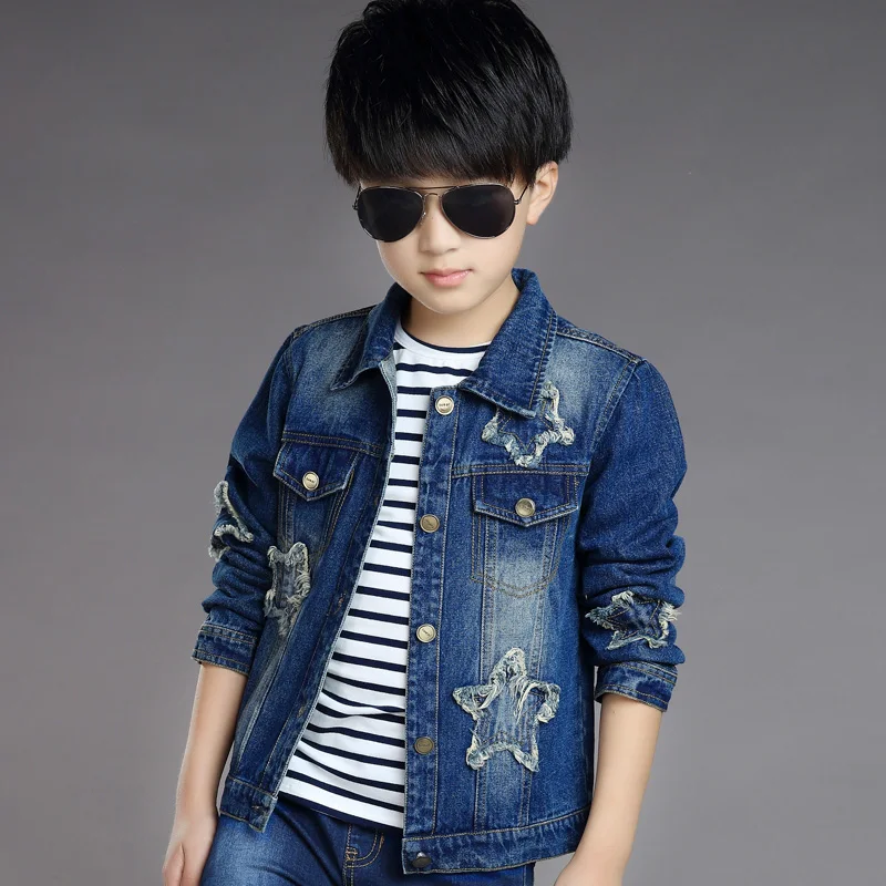 

Spring Autumn Children Denim Jacket Casual Style Kids unisexed denim jacket Outerwear Coat Teens Boy Girls Fashion Coat Clothing
