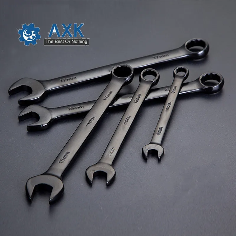 

1 piece 8-27mm Black Activities Gears Wrench Set flexible Open End Wrenches Repair Tools To Bike Torque Wrench Spanner
