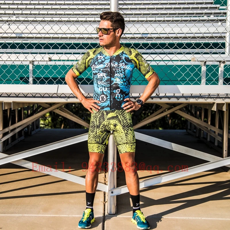

LOVE the paln men short sleeve tights bicycle cycling jumpsuit triathlon team alliance race suit bike equipment jersey kit swim