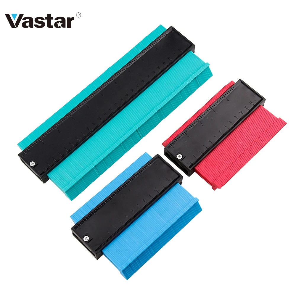

250mm 10"/120mm 5" Width Plastic Profile Copy Contour Gauge Duplicator Standard Wood Marking Tiling Laminate Tiles Tools