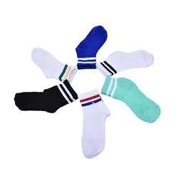 1 пара хлопковых Calcetines deporte хип-хоп носки Harajuku унисекс цветные полосатые носки хлопковые мужские брендовые носки для скейтеров