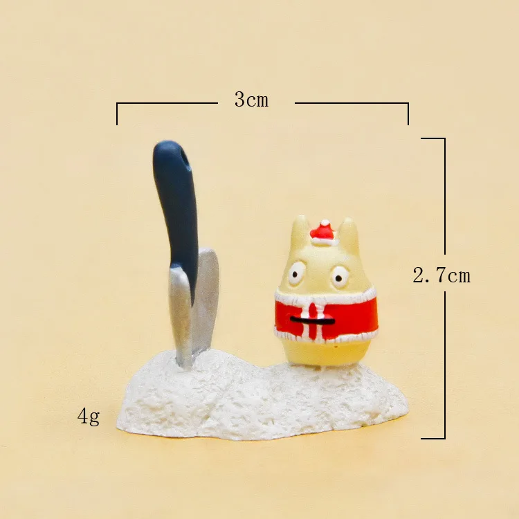 Хаяо Миядзаки Классический Аниме Тоторо зима Рождество издание Мэй DIY Micro пейзаж Кукла фигурку игрушка