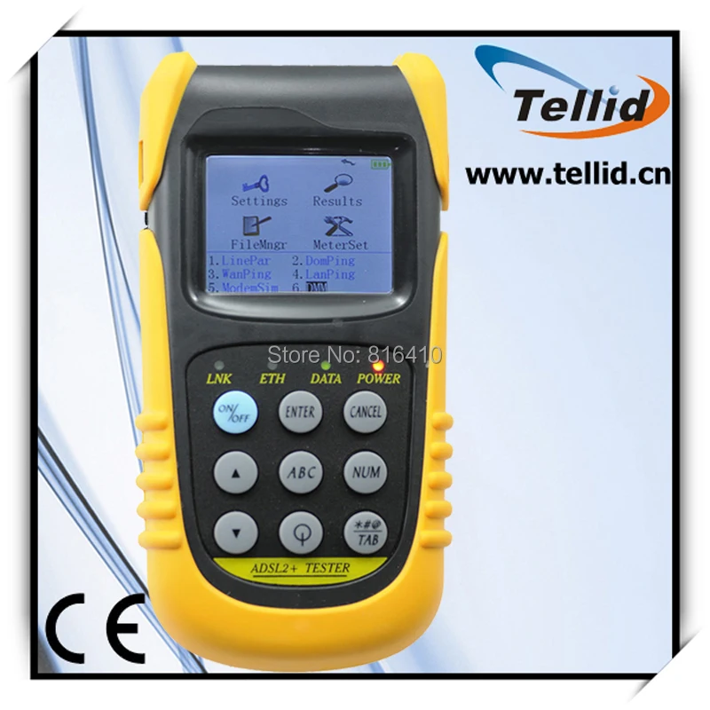 Tellid ADSL2 + тестер ADSL Lan/Wan пинг TLD801D с DMM для обслуживания сети|Оптоволоконное