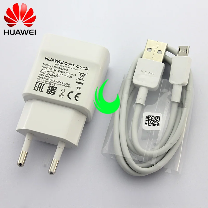 Оригинальный huawei P20 lite зарядное устройство QC 2 0 Quick 9V 2A адаптер быстрой зарядки USB