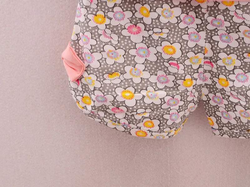 BibiCola 2017 Infant clothes toddler children Baby girls summer set stripe dots 2pcs Candy baby girl clothes sets SKB06 (7)