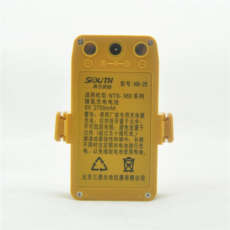 

Brand New South Replacement NB-25 Battery For NTS-360 NTS-360R NTS-365R Total Station 6V 2700mAh