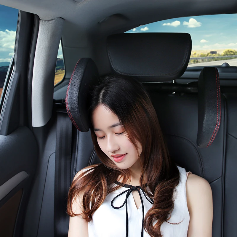 

New style Car Seat Headrest Neck Pillow Neck Rest Seat Headrest Cushion Pad Head Safety Protection Travelling Seat Support