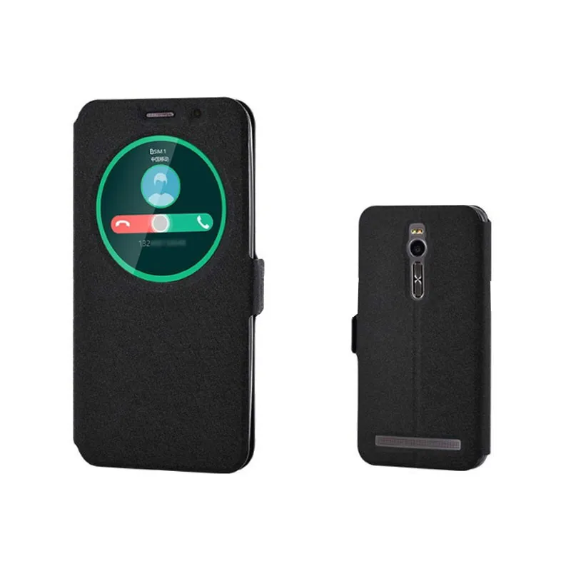 

View Window Flip Case for Asus Zenfone 2 ZE551ML Cover Magnetic Leather Case for Asus ZE551ML Protective Phone Bag Cover