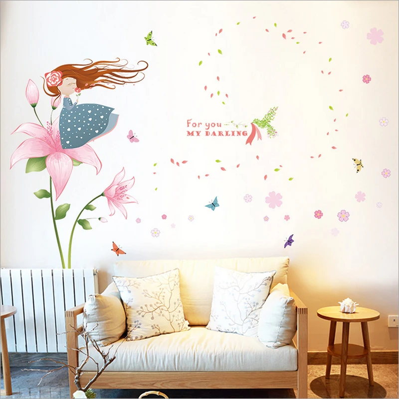 baby girl wall stickers