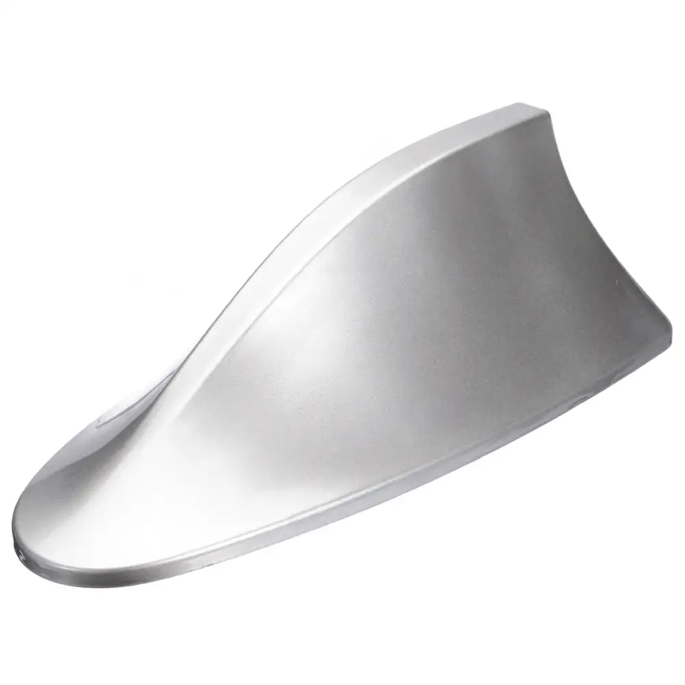 

New Hot Silver Grey Performance Shark Fin Aerial Antenna Car Shark Fin Roof Antenna Radio FM/AM Decorate for BMW