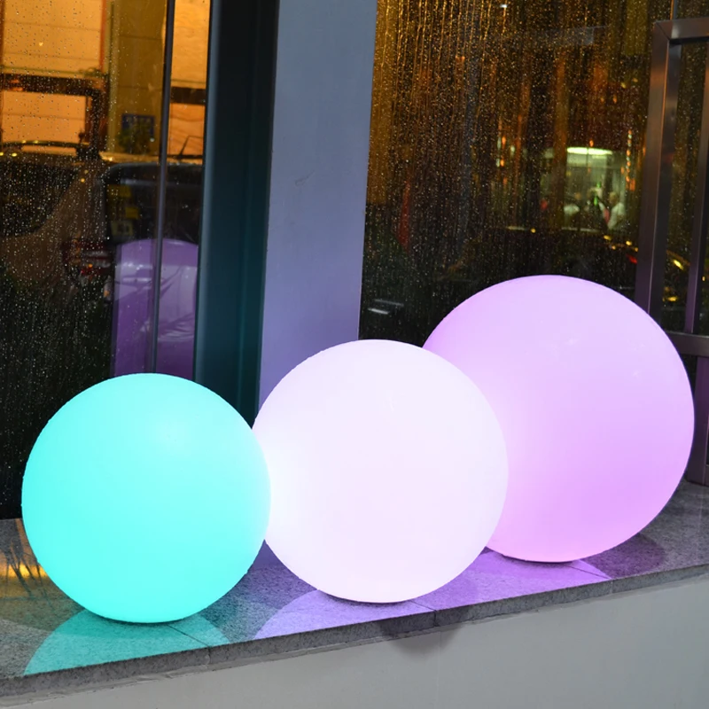 500mm LED Ball Light Flash Floor Lamp 100 Unbreakablein Floor Lamps