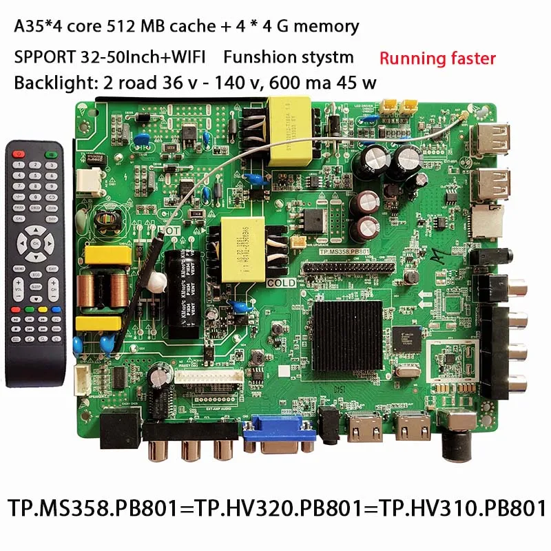 Новинка материнская плата TP.HV320.PB801 310.PB801general MS338.PB801 с контрастным remate Triad