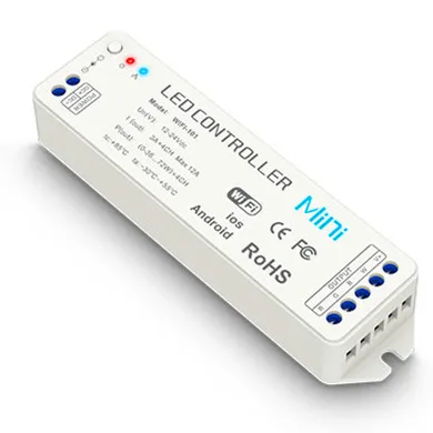 

WiFi-101;LED WiFi Controller;DC12-24V input;3A*4CH output