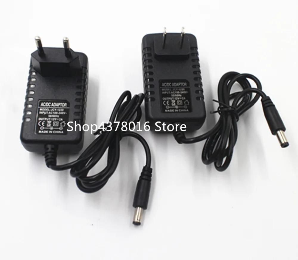 DC12V адаптер AC100 240V трансформаторы из положить 1A / 2A 3A Питание для Светодиодные
