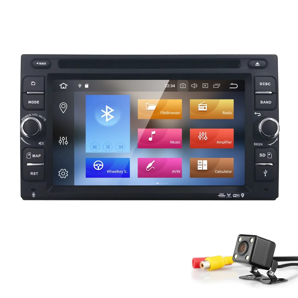 Discount Tape Recorder 2 din Car Radio gps Android 8.0 Car DVD player Multimedia for nissan xtrail Qashqai juke Head unit audio 4GB+32GB 1
