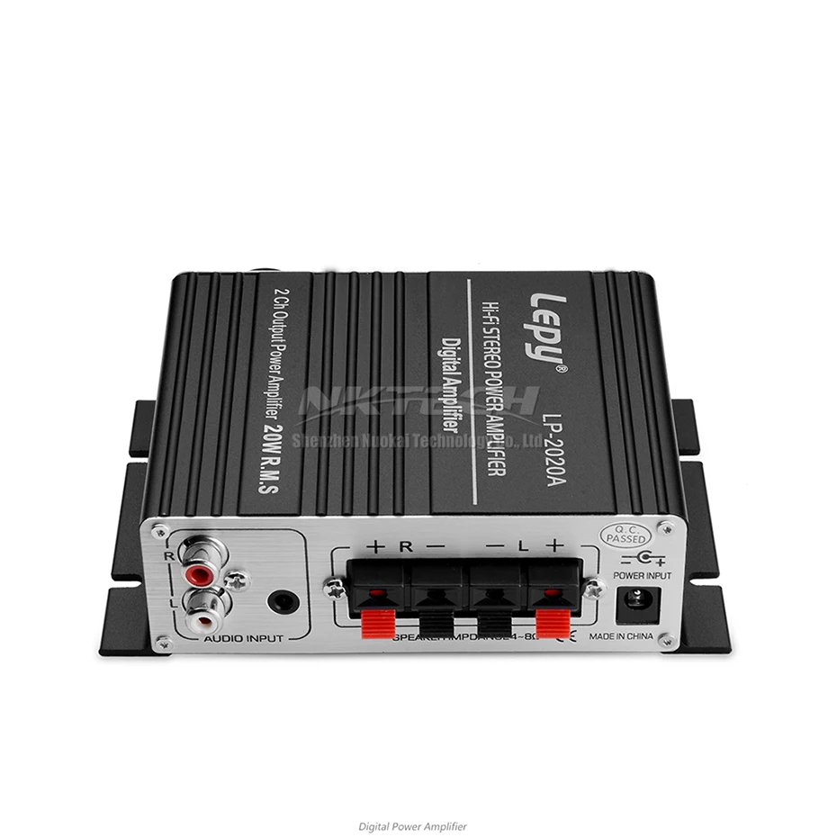 Digital para Carro Lepia Amplificador Tocador Digital Hi-fi Estéreo Classe-d 2ch Rms 20w Áudio Grave Profissional Faça Você Mesmo Música Casa Amp Mp3 Lp-2022a - Image 3