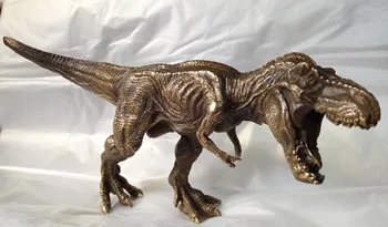 

The gift of a fine bronze coffee Wild Animal Dinosaur Statue of ancient China