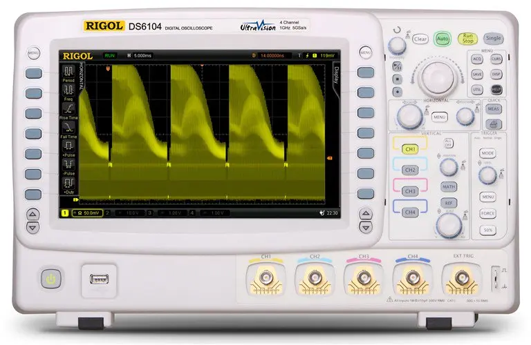 

RIGOL DS6104 1 GHz 4-Channel Digital Oscilloscope