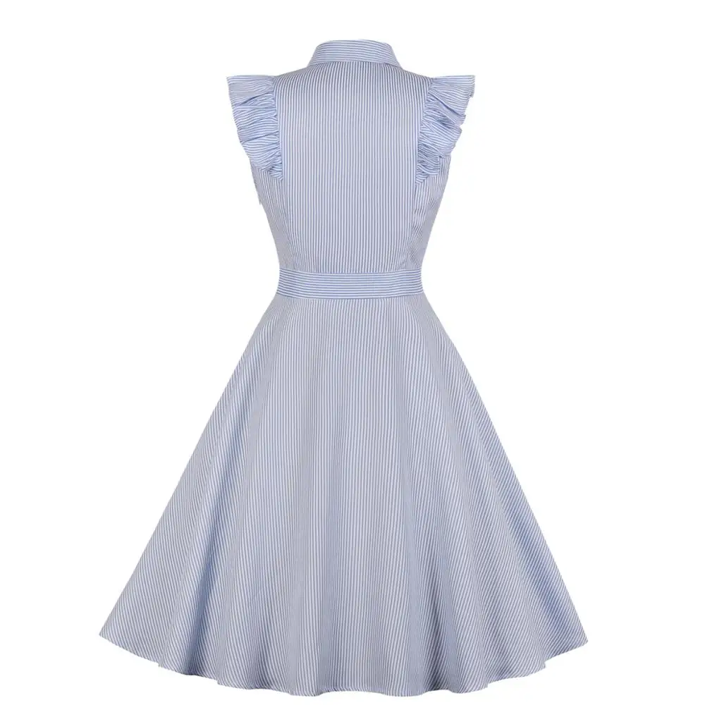 vintage button down dress