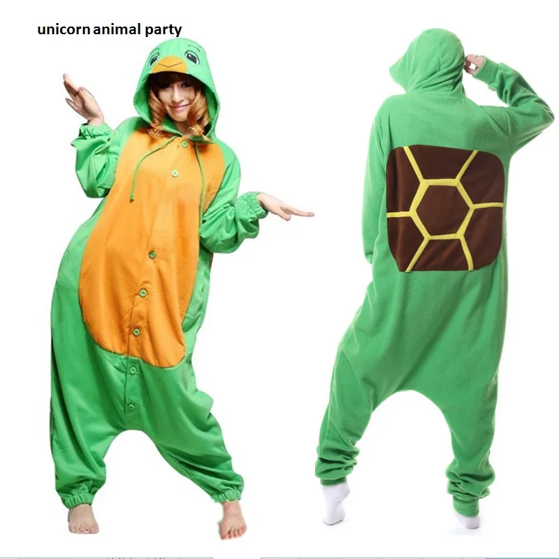 Turtle Adult Pajamas Halloween Costume Animal One Piece Cosplay Hoodie For Women