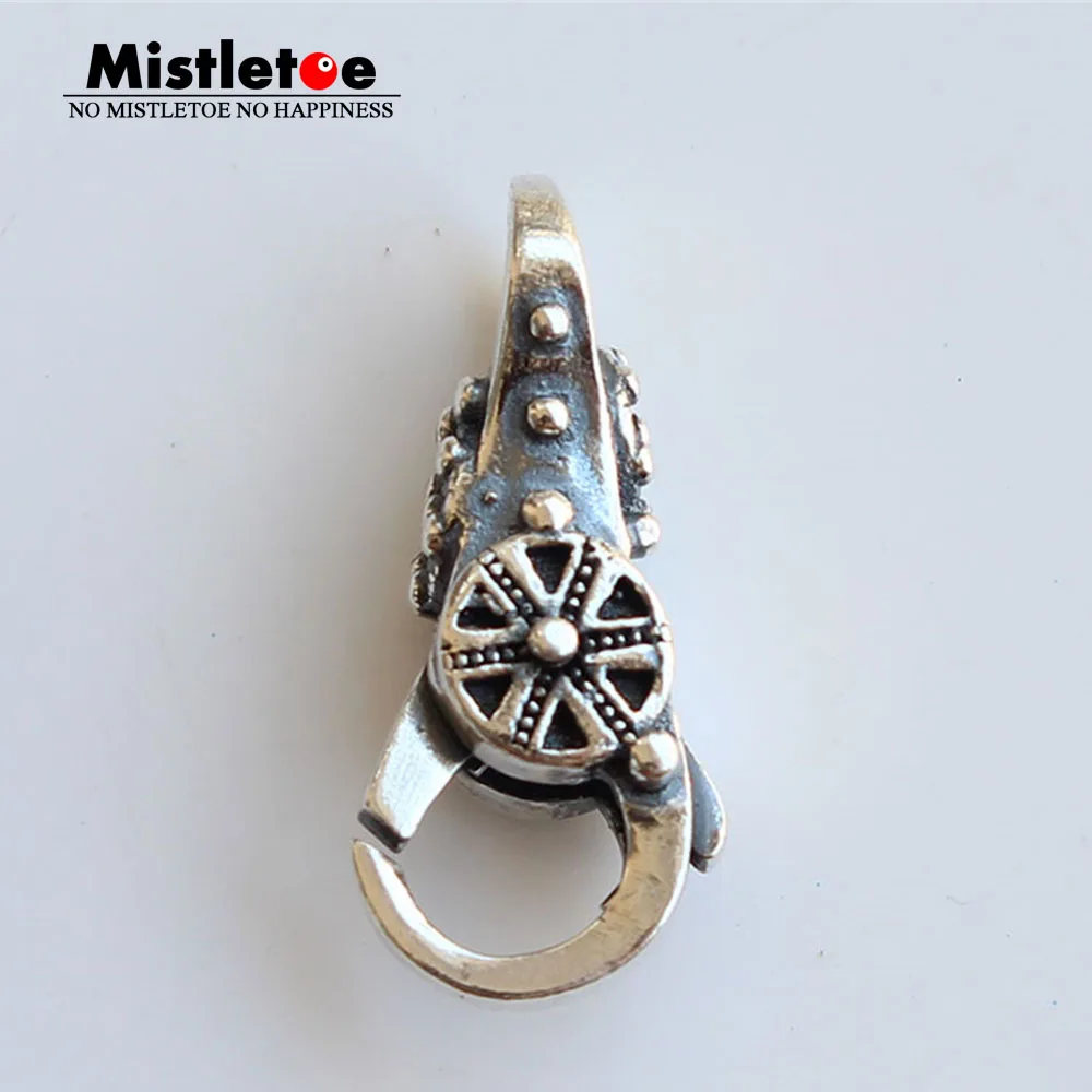 

Mistletoe Genuine 925 Sterling Silver Spirit temple Lock Lobster Clasp Fit European Troll Bracelet Jewelry