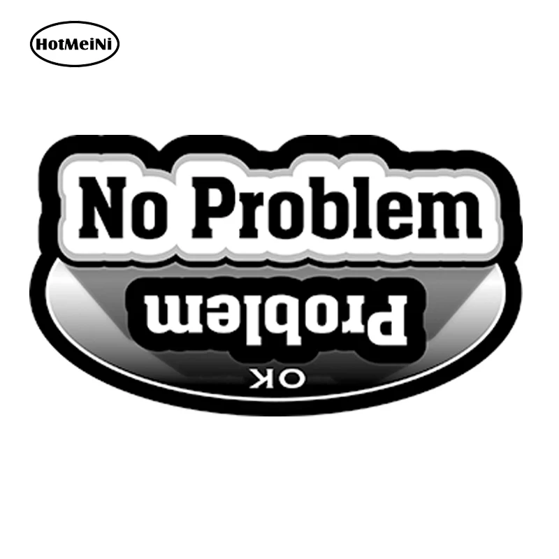 HotMeiNi 14cm x 8cm Car Styling ON Problem Up Side Down Funny Sticker Off Road Racing Bumper Doors And Windows Accessories | Автомобили и