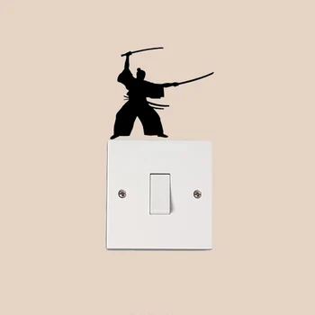 

Japanese Swords Man Fashion Vinyl Home Switch Stickers Decor Wall Decals 5WS1293