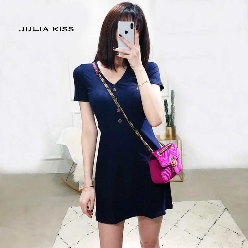 Женское мини платье на пуговицах с v образным вырезом|mini dress|v neckdress dress |