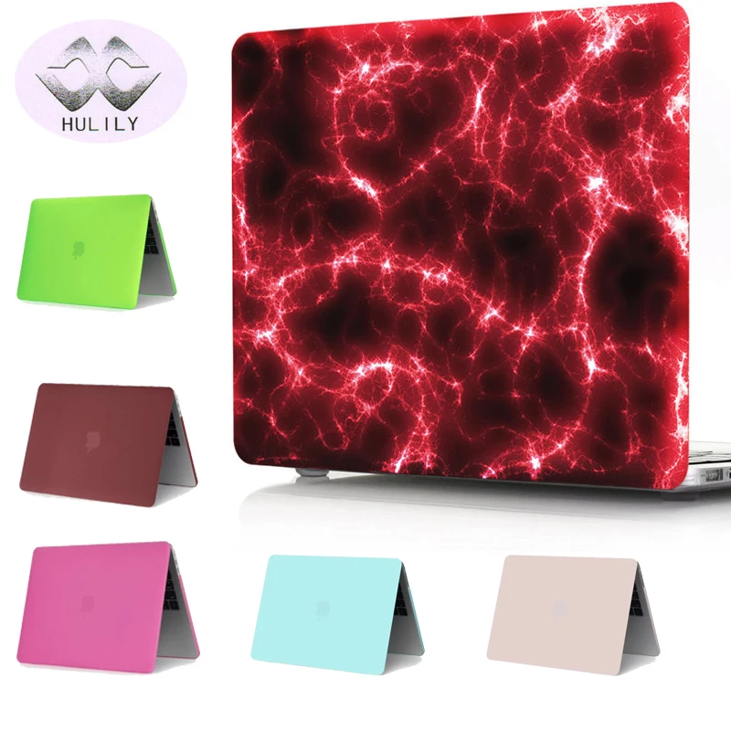HULILY Matte Hard Case For macbook air pro 13 11 12 15 Retina Laptop Bag Protector apple Macbook cover cases | Компьютеры и офис
