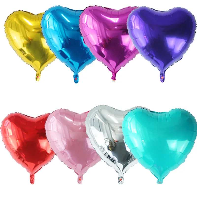 WEIGAO 5 шт. 18 дюймов звезда 24 дюйма сердце фольгированные гелиевые шары надувные воздушные шары на день рождения шары для свадебной вечеринки детские сувениры для вечеринки