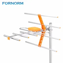 FORNORM с высоким коэффициентом усиления HDTV цифровой наружная телевизионная антенна 470 МГц-860 МГц наружная телевизионная антенна цифровая усиленная HD ТВ антенна