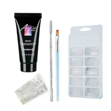 5Pcs/ Set Poly Gel Kit UV Acryl Builder Polygel Fast Dry Nail Art Tools CD88