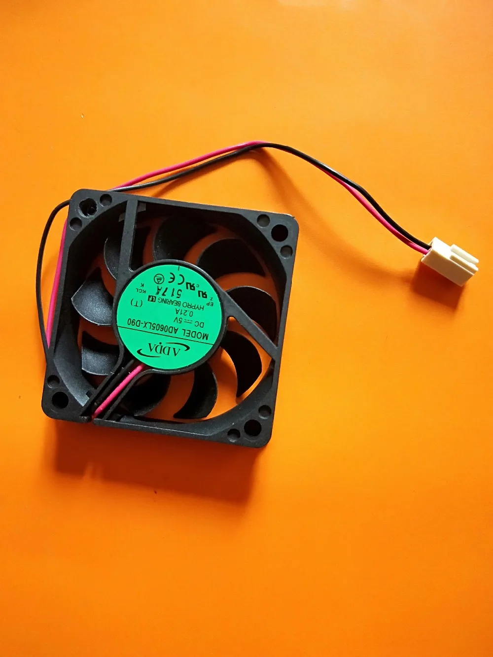Для ADDA AD0605LX D90 T 5V 0.21A 2 контактный 60x60x15 мм серверный квадратный охлаждающий
