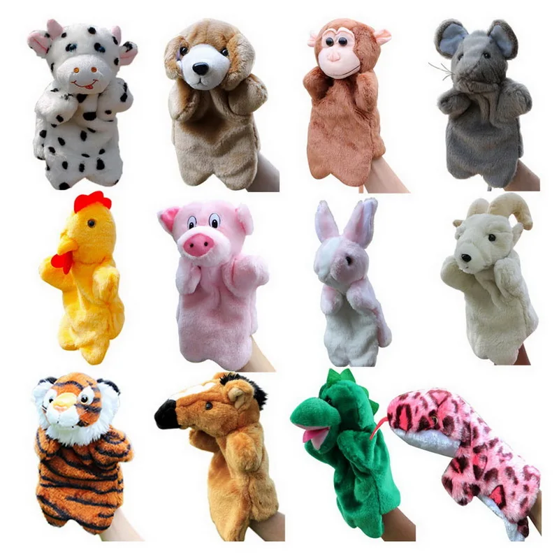 1 Pcs Funny Hand Puppets For Kids Plush Hand Puppets For Sale Chinese Zodiac Style Cartoon Hand