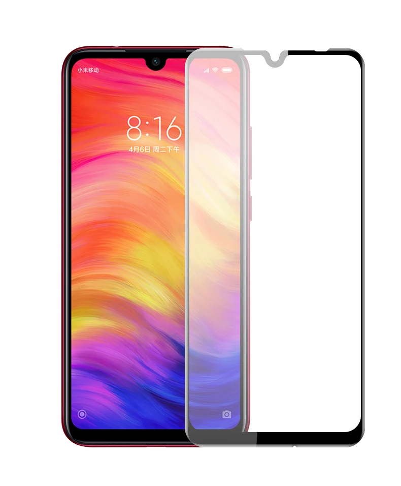 Для Xiaomi Redmi Note 7 защитная пленка для экрана для Xiaomi Redmi Note 7 Pro пленка из закаленного стекла полный MOFI чехол 5D 9H стекло