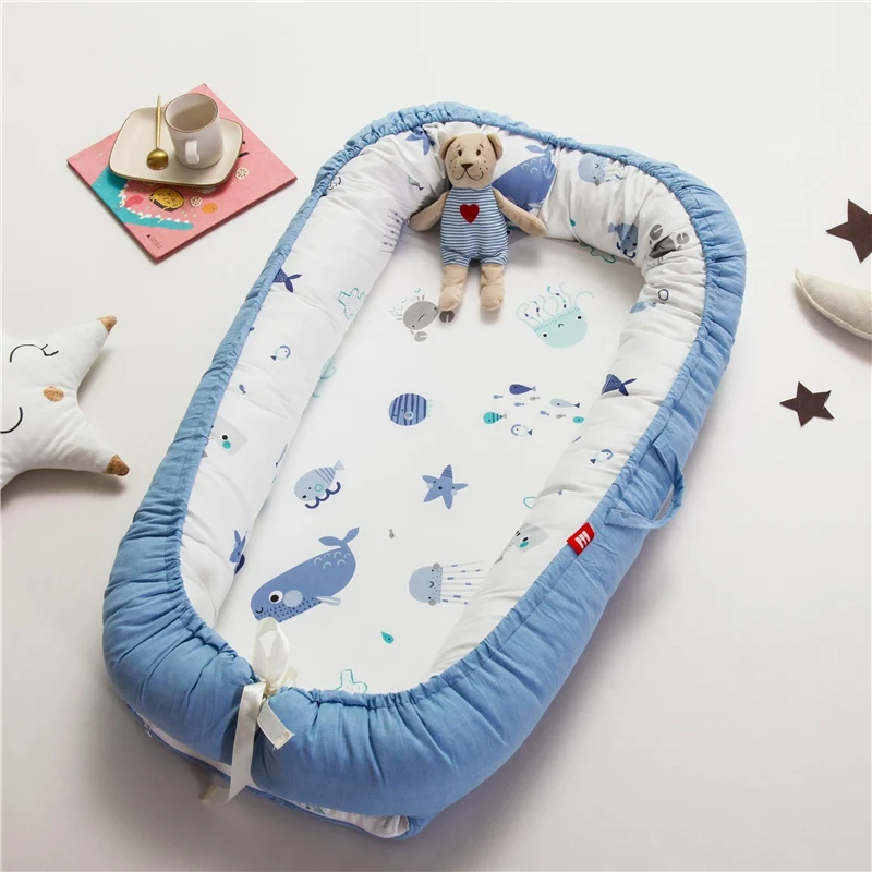 

Mattresses Baby Bassinet For Bed Fashion New Portable Baby Lounger For Newborn Crib Breathable And Sleep Nest