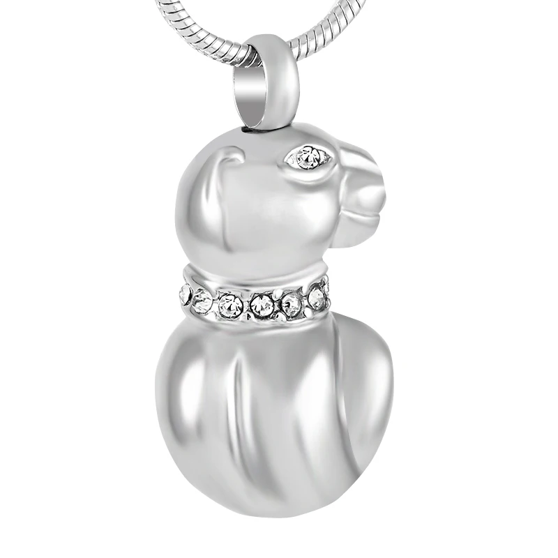 IJD9252 Stainless Steel Dog Cremation Jewelry for Pet Ashes-Unisex Keepsake Urn Necklace | Украшения и аксессуары