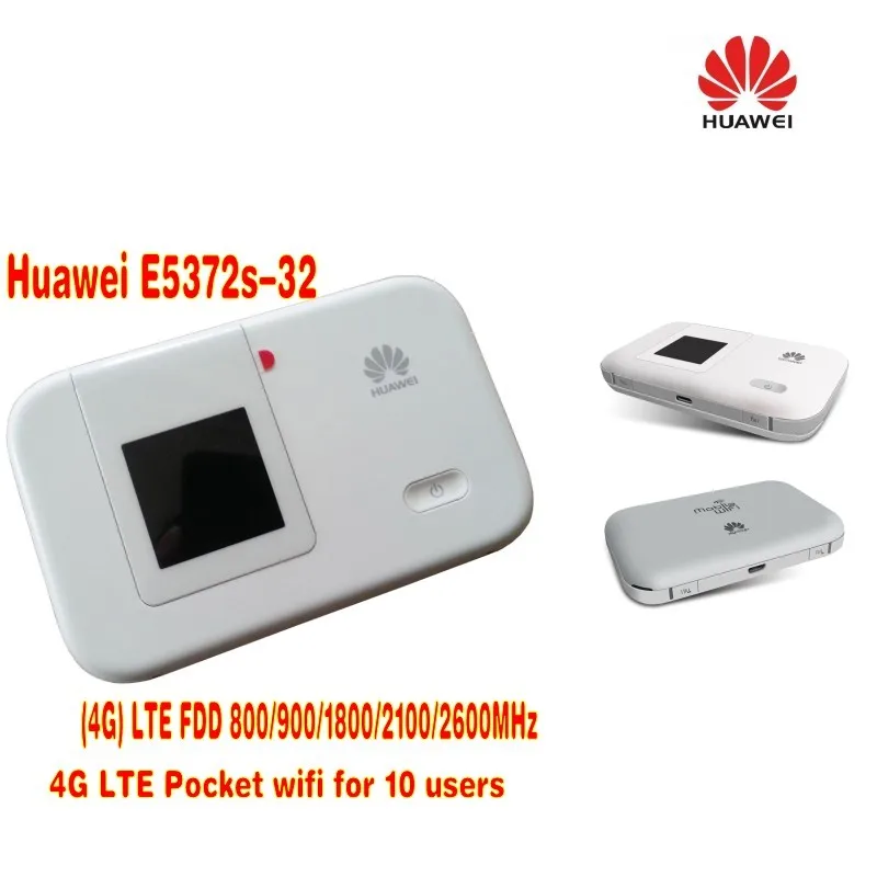 HUAWEI E5372s-32 wifi роутер 4G Мобильная точка доступа HUAWEI puls 2 шт антенна